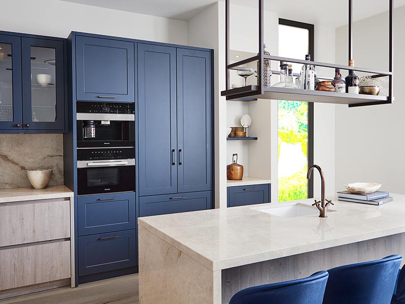 dutje accumuleren nauwelijks Blauwe keukens – Mandemakers Keukens