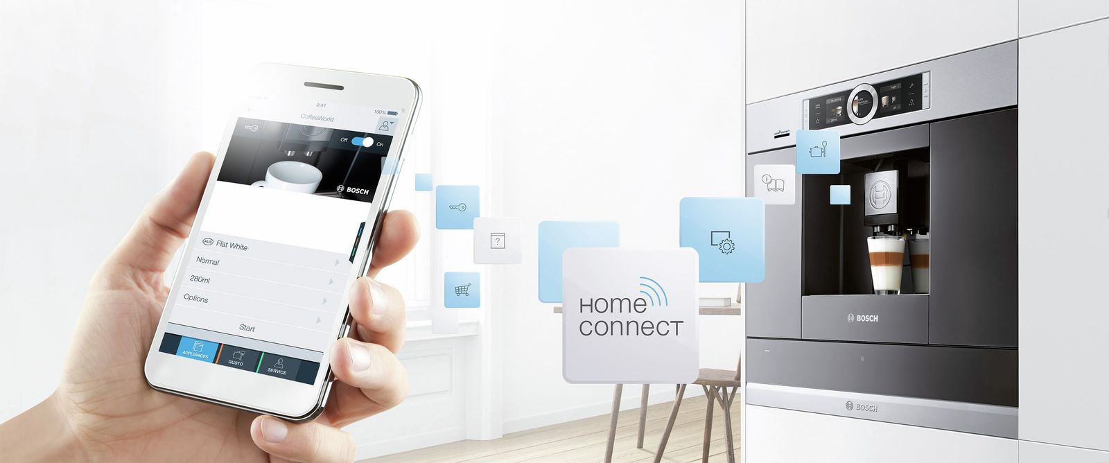 Home connect koffie